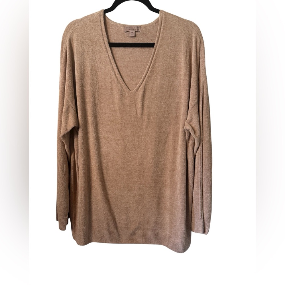 Barefoot Dreams CozyChic Ultra Lite Pintuck Pullover NWOT 1X in Auburn